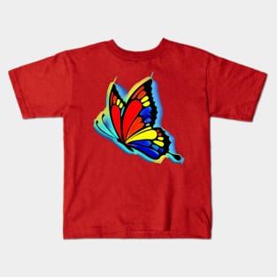 Bright and Bold Butterfly Kids T-Shirt